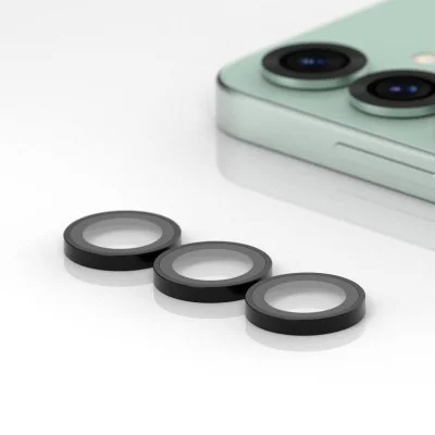 Camera Lens Protector Samsung S25 Plus With Metal Ring Araree - Clear